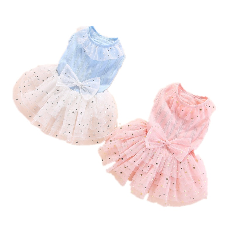 Pet Clothing Summer Dog Dress Tutu Princess Skirt ..